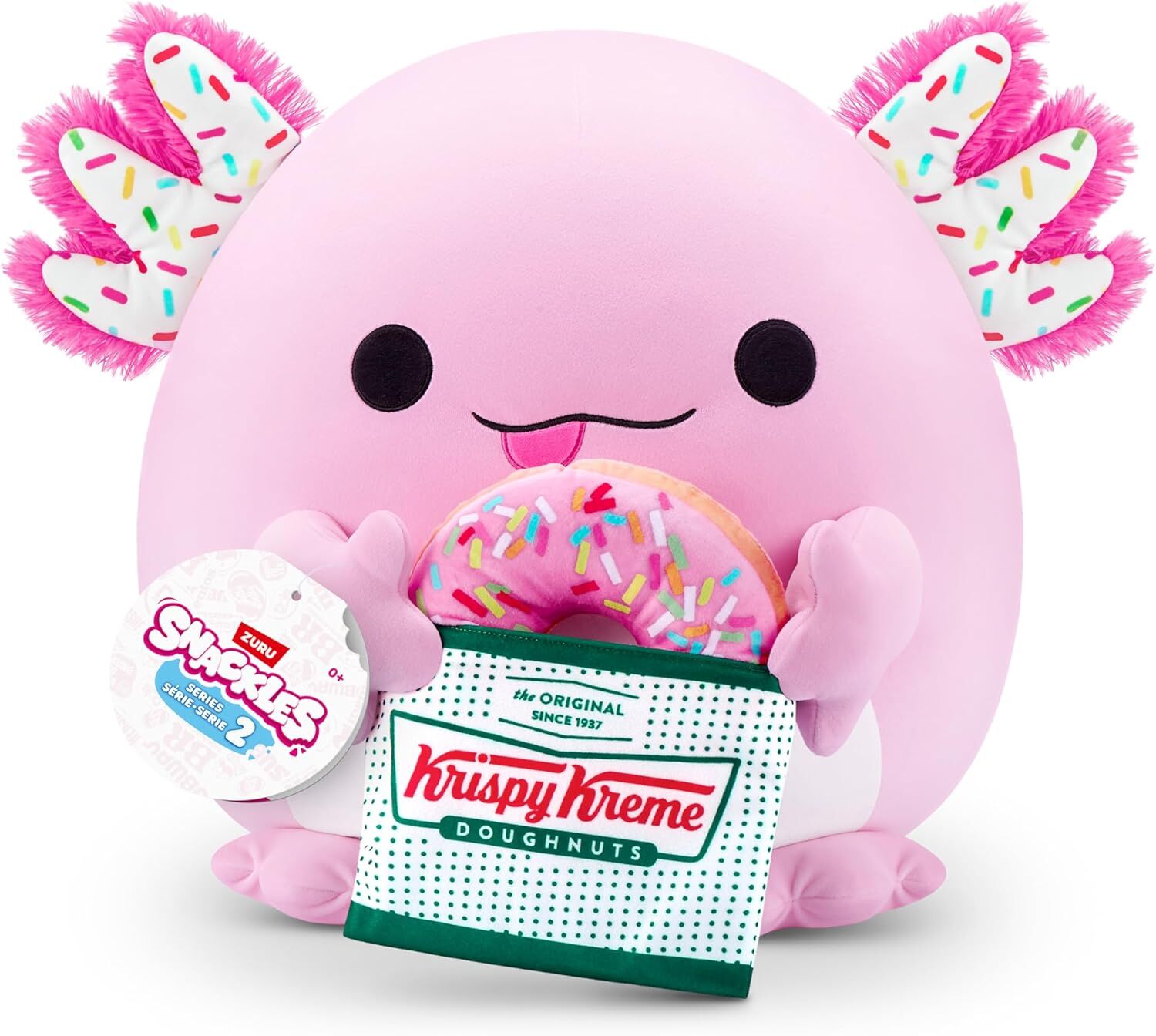Zuru Snackles Random Surprise Snackle Plush With Snack, 14-In