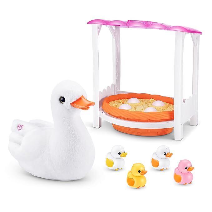 Zuru Pets Alive Mama Duck with4 Surprise Eggs