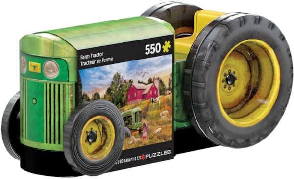 Eurographics Tractor Tin Puzzle, 550-Pc