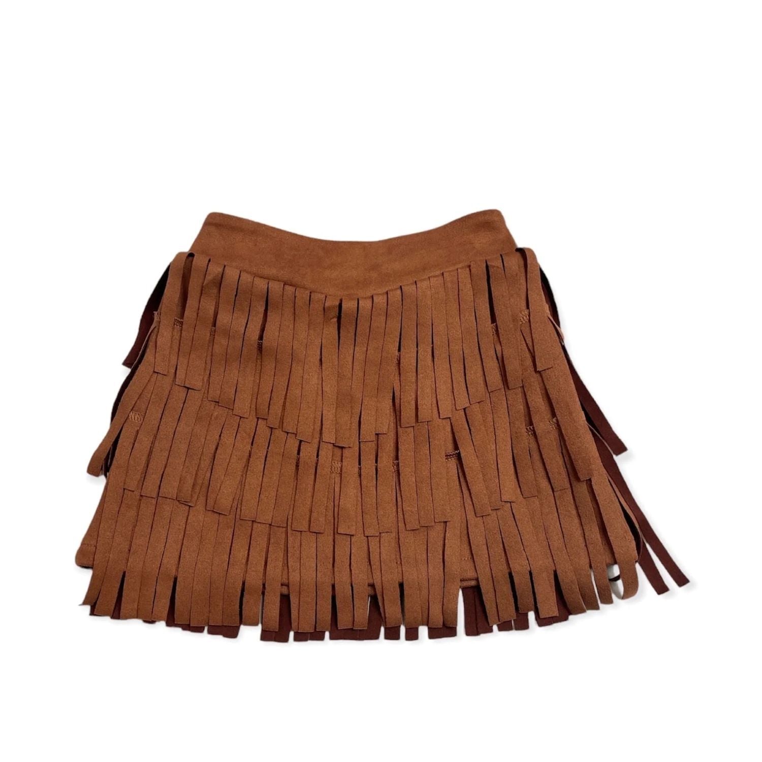 Shea Baby Kids' Fringe Suede Skirt