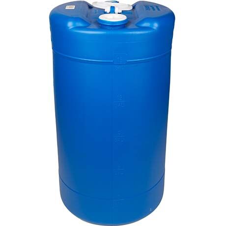 Price Container Blue Poly Drum - 15 Gal