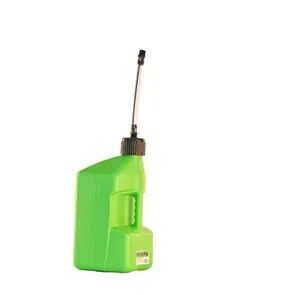 Tricorbraun Kawaski Green HDPE Plastic Gasoline Tuff Jug With Cap And Spout, 5-Gal