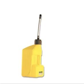 Tricorbraun Yellow HDPE Plastic Gasoline Tuff Jug With Cap And Spout, 5-Gal