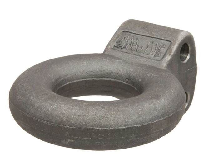 Curt 24,000-Lb Channel Style Lunette Ring, 3-In
