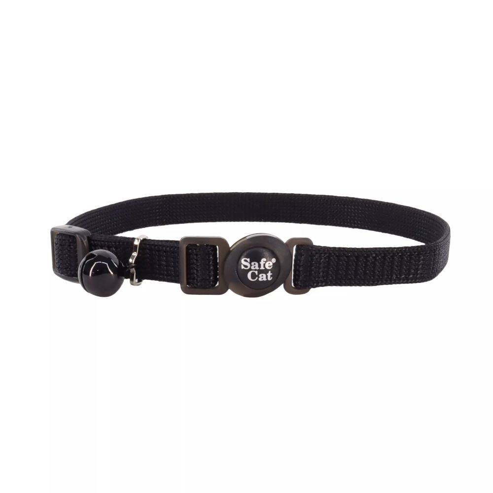 Coastal Pet Products Black Safe Cat Adjustable Snag-Proof Breakaway Collar
