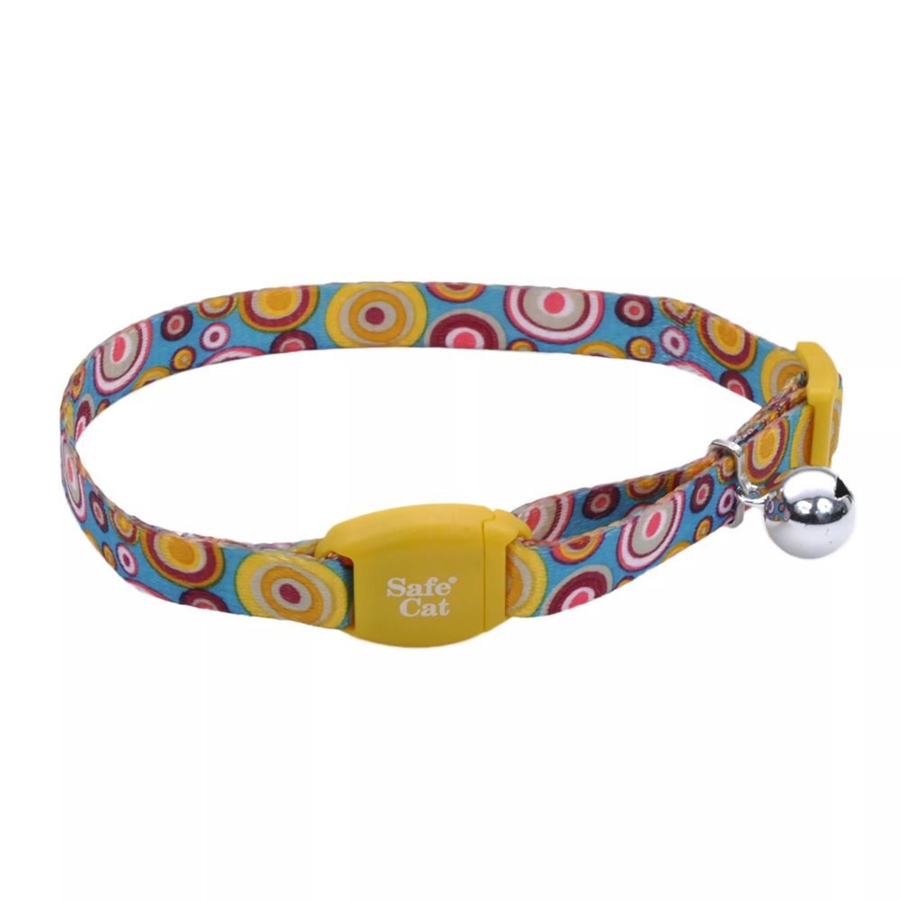 Coastal Pet Products Golden Kaleidoscope Safe Cat Adjustable Breakaway Collor with Magnetic Buckle