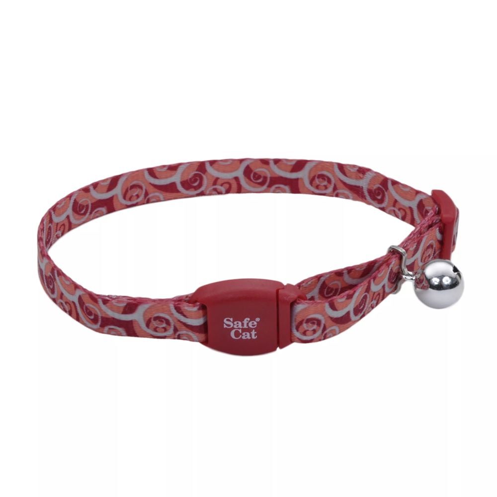 Coastal Pet Products Garnet Swirls Safe Cat Adjustable Breakaway Collor with Magnetic Buckle
