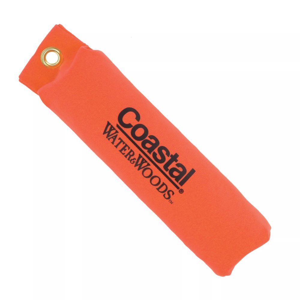 Coastal Pet Products Water & Woods Orange Canvas Dog Training Dummies, 2-In x 9-In
