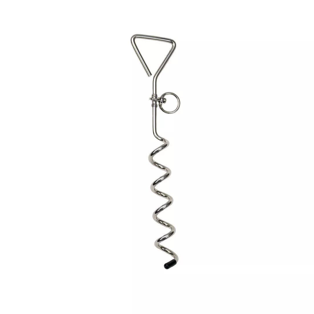 Coastal Pet Products Titan Dog Tie Down Spiral Stake for Hard Soil, 17-In