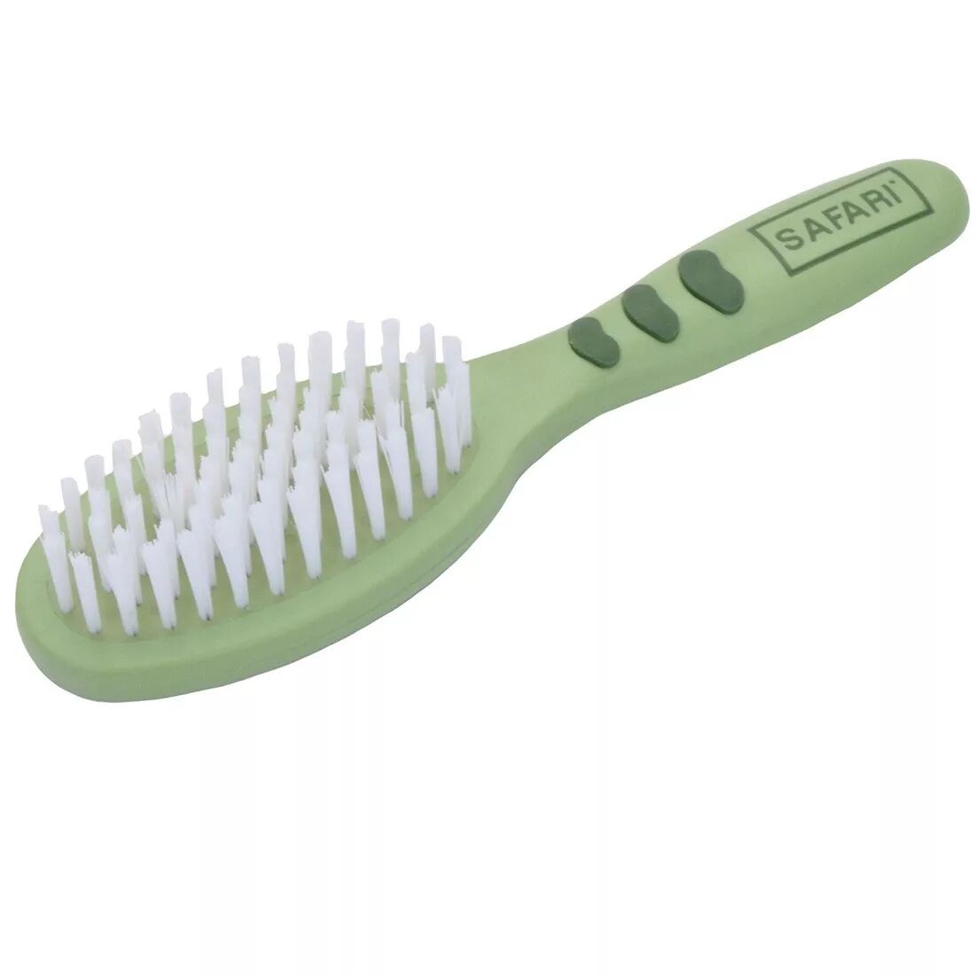Safari Cat Bristle Brush With Plastic Handle