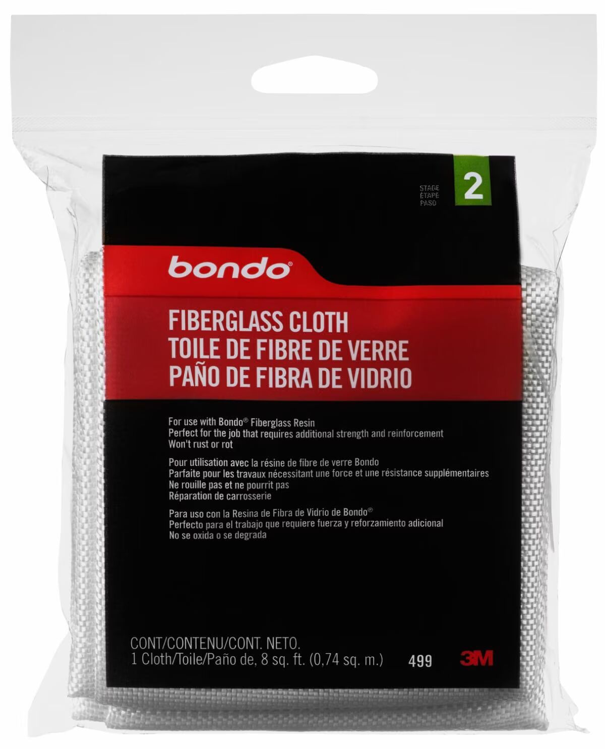 Bondo Fiberglass Cloth 8-Sq Ft