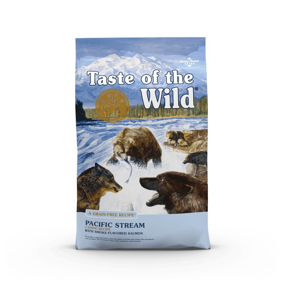 Tast of the Wild Pacific Stream Canine Recipe with Smoke-Flavored Salmon Dog Food, 28-Lb