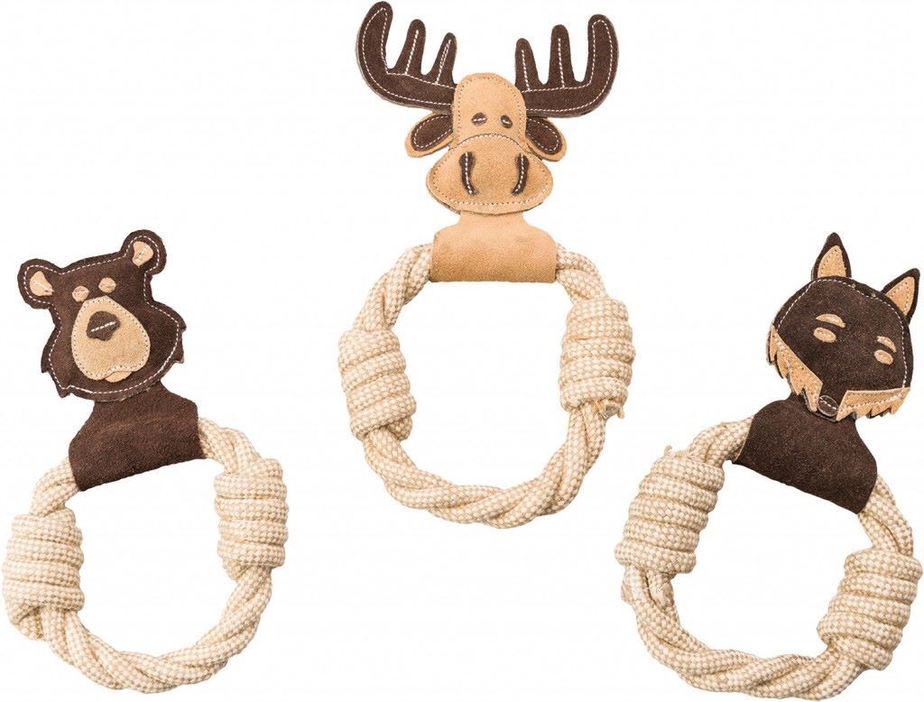 SPOT Dura-Fuse Leather with Rope Ring Assortment, 11-In