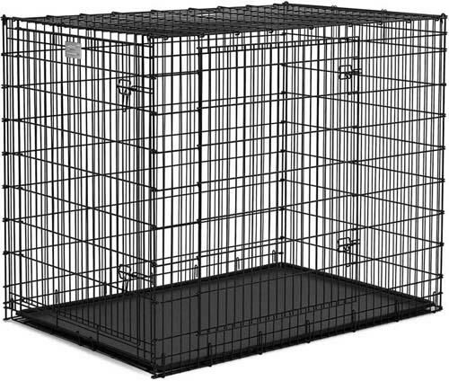 Midwest Double Door Dog Crate - Black