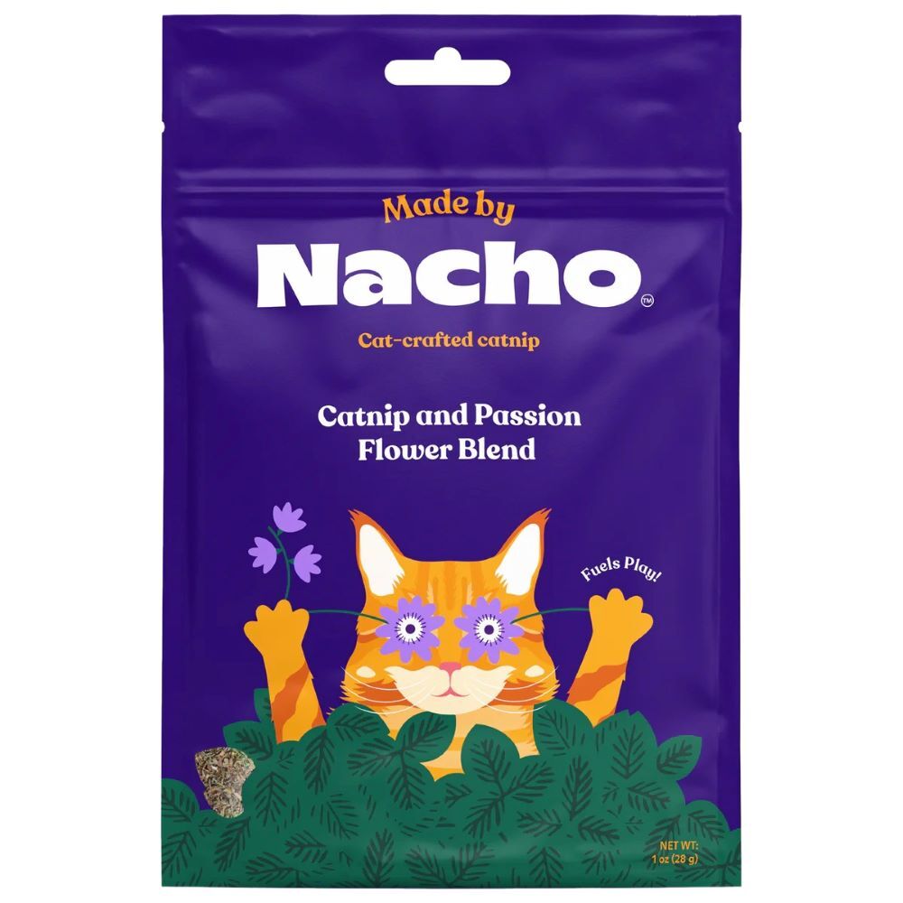 Made by Nacho Catnip & Passion Flower Blend Cat Treats, 2-Oz