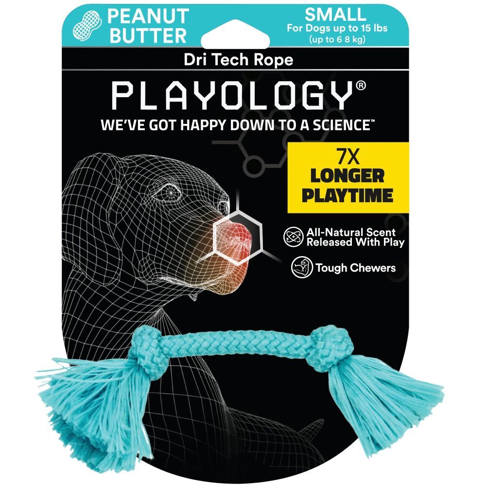 Playology Small Peanut Butter Dri-Tech Rope