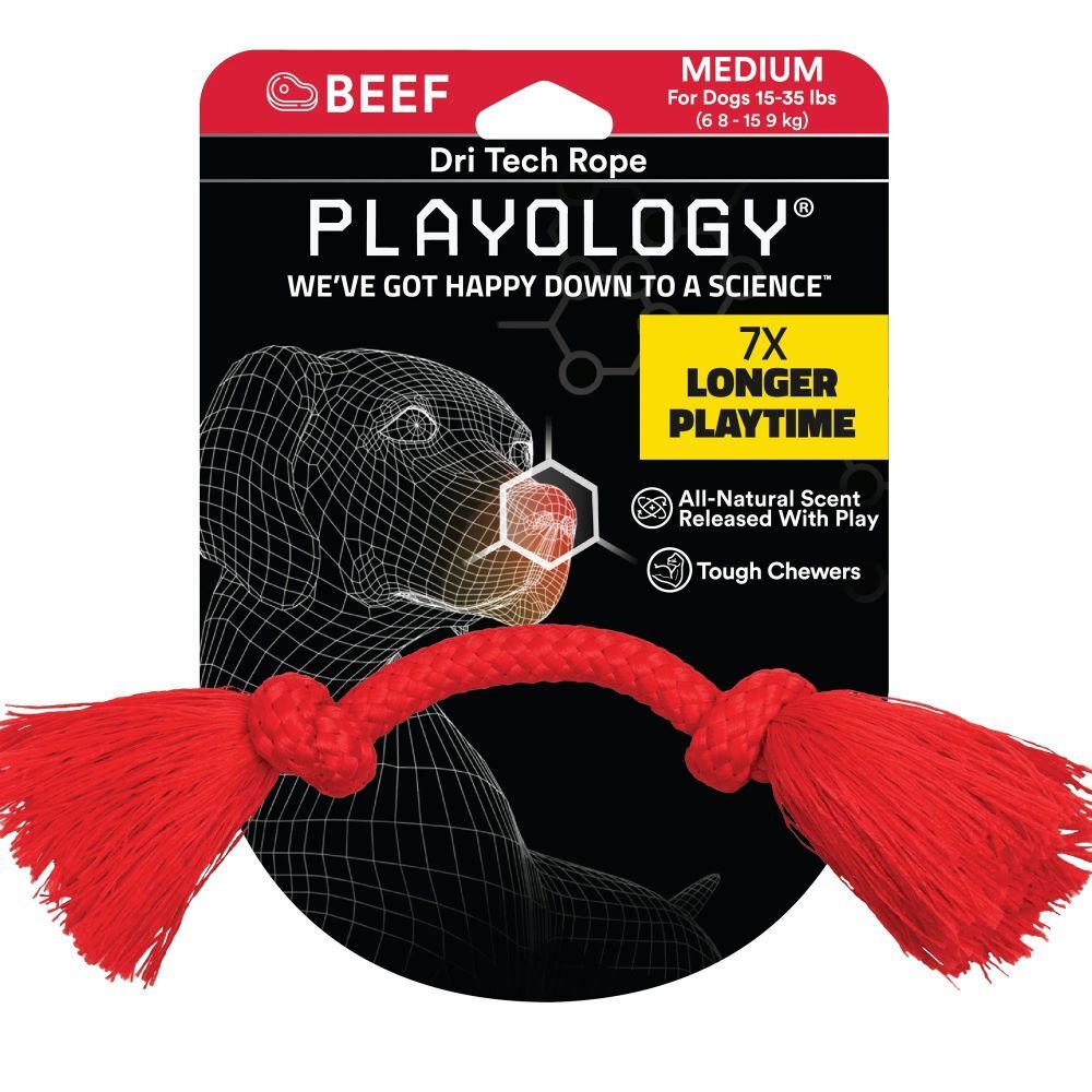 Playology Medium Beef Dri-Tech Rope