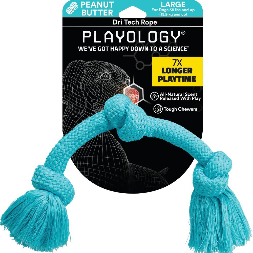 Playology Large Peanut Butter Dri-Tech Rope