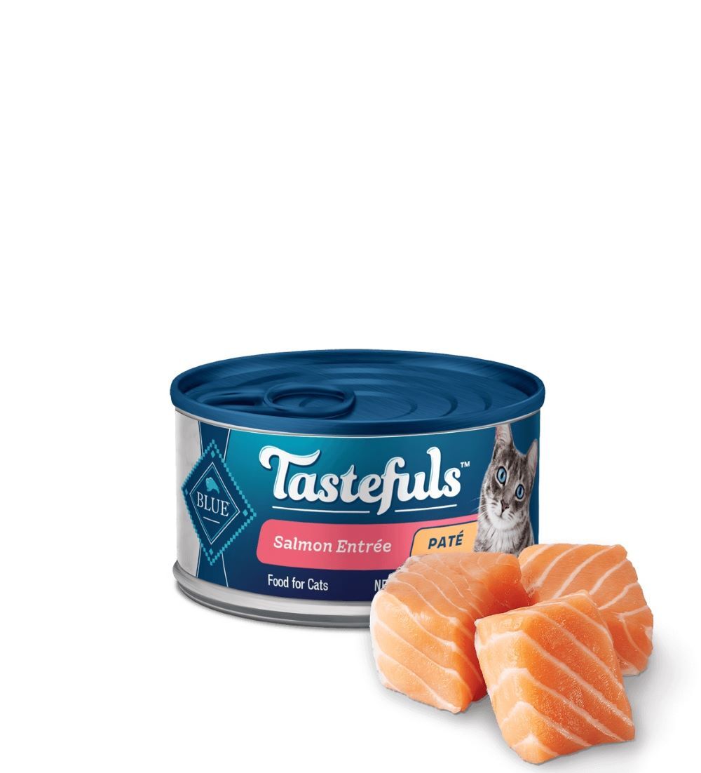 Blue Buffalo Tastefuls Salmon Paté Cat Food, 5.5-Oz