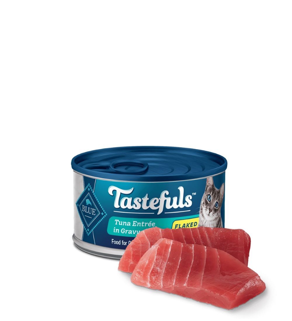 Blue Buffalo Tastefuls Flaked Tuna in Gravy Cat Food, 5.5-Oz