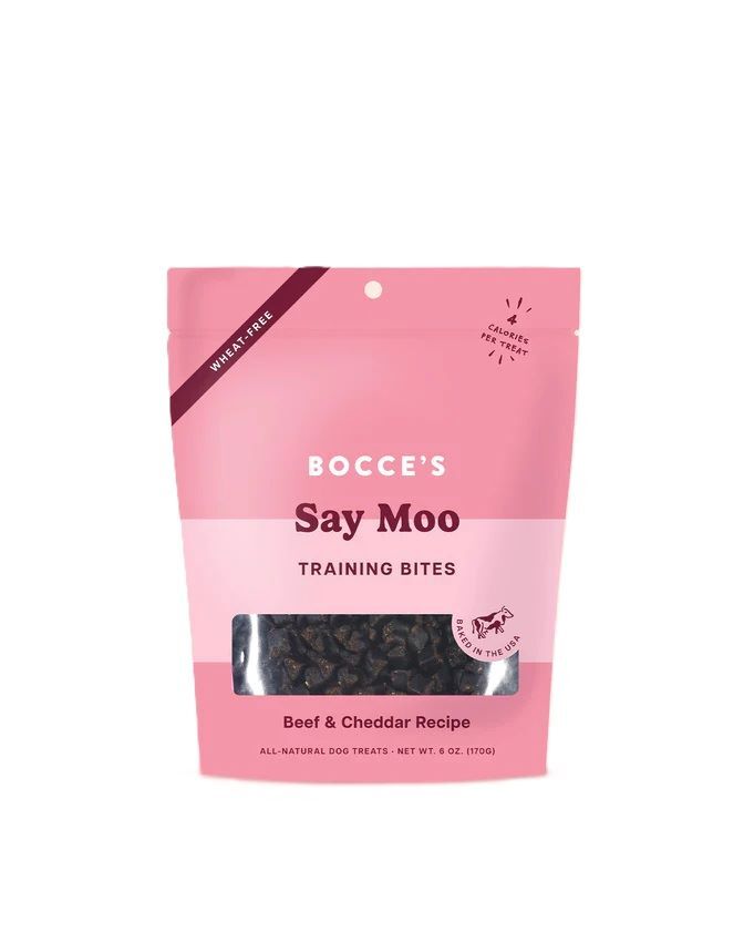 Bocce's Bakery Say Moo Training Bits Dog Treats, 6-Oz