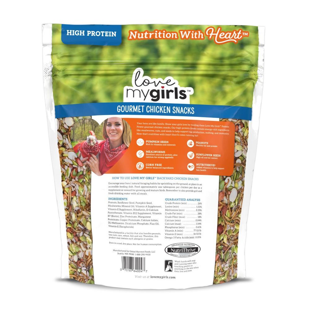 Love My Girls Pumpkin & Worms Gourmet Chicken Snacks, 2-Lb