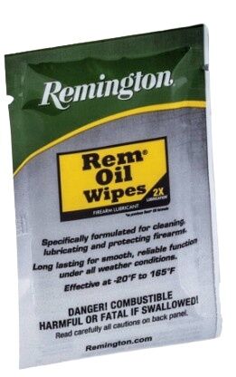 Remington Rem Gun Oil Wipes, Single Pack