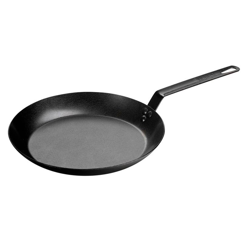 Lodge Seasoned Carbon Steel Skillet, 12-In