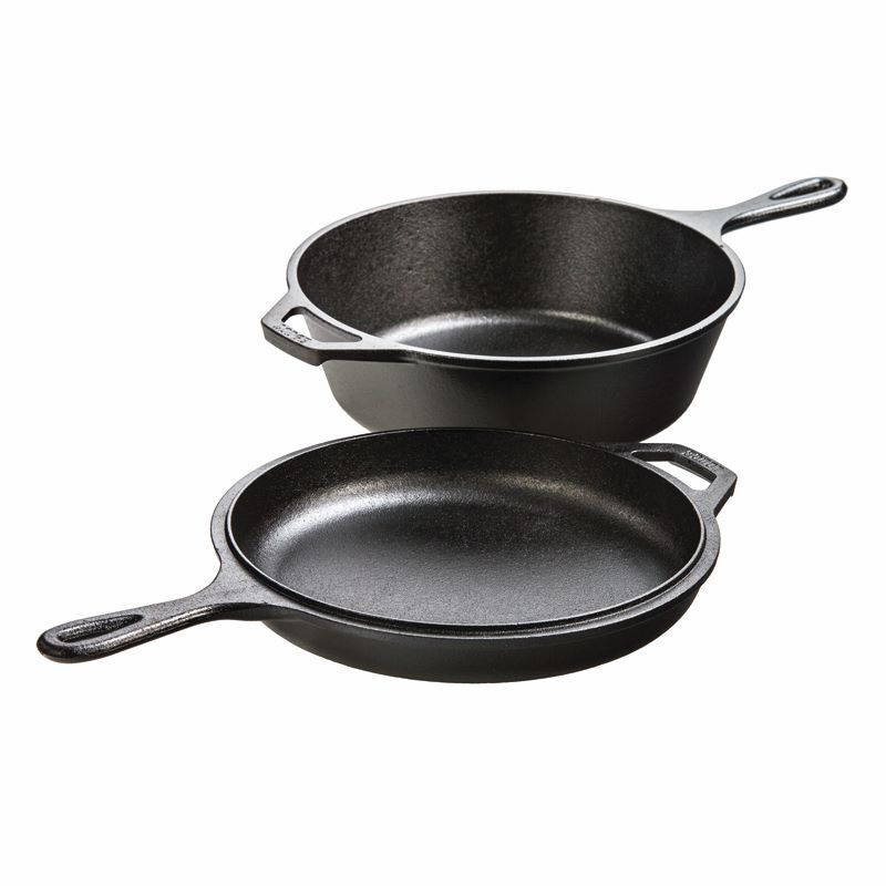 Lodge Cast Iron Combo Cooker, 3.2-Qt