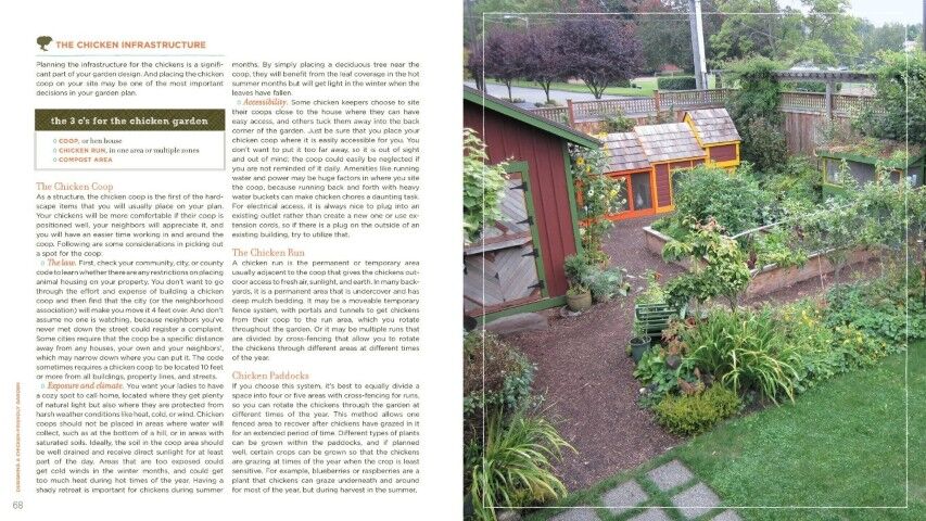 Timber Press Free-Range Chicken Gardens Paperback By Jessi Bloom