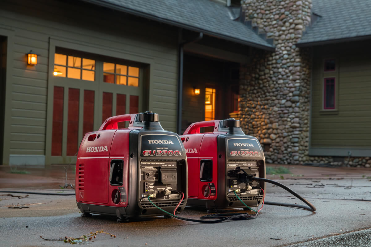Honda EU2200i 2200-Watt Portable Gas Co-Minder Inverter Generator