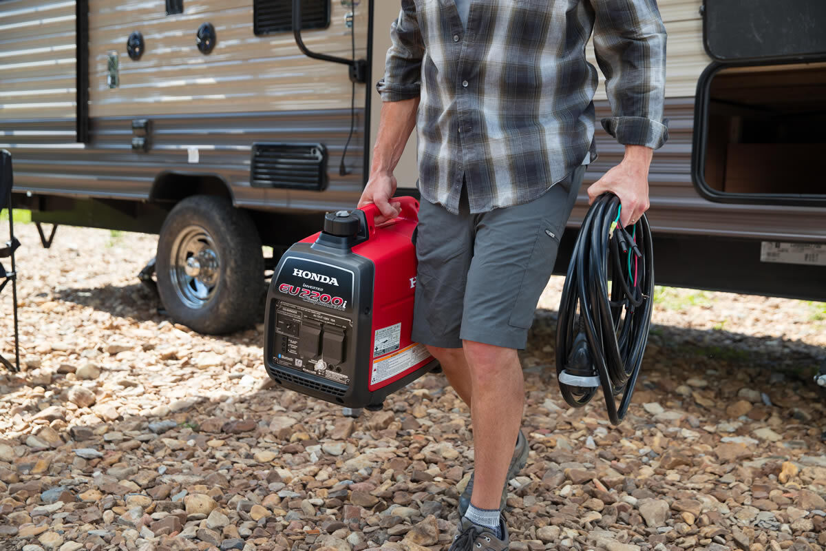 Honda EU2200i 2200-Watt Portable Gas Co-Minder Inverter Generator