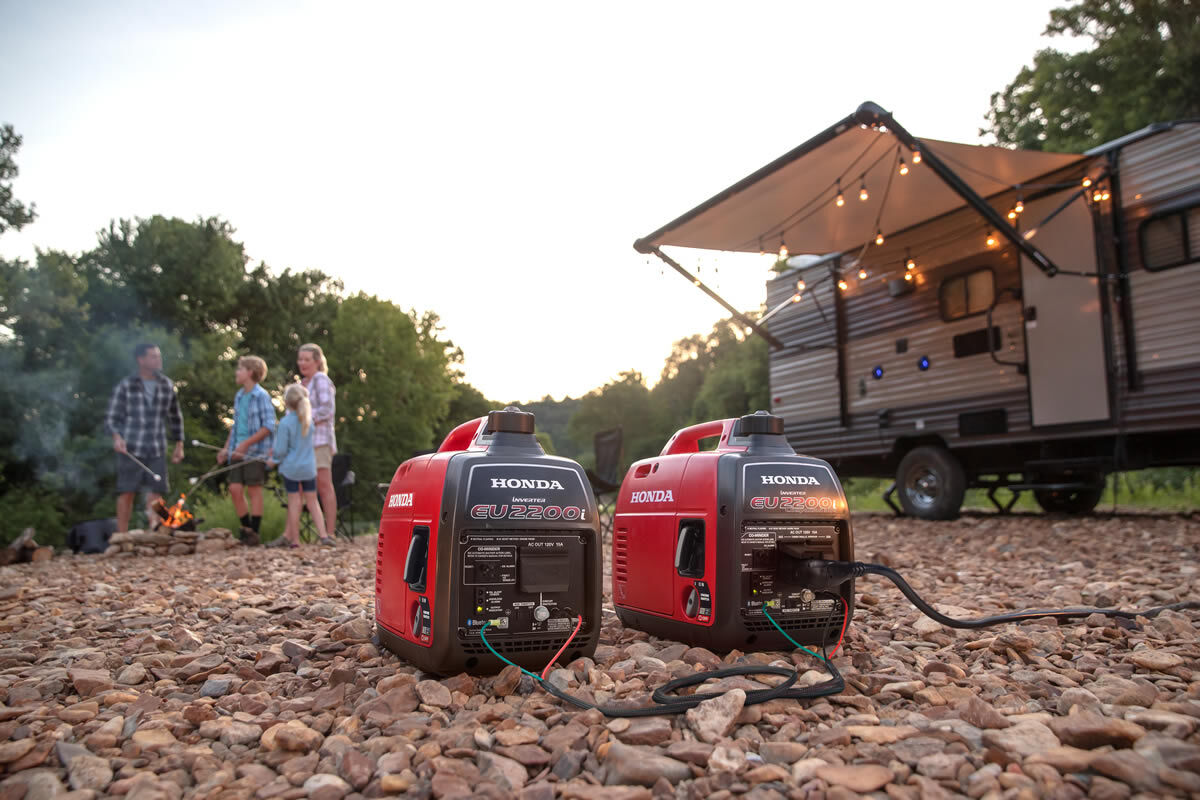 Honda EU2200i 2200-Watt Portable Gas Co-Minder Inverter Generator