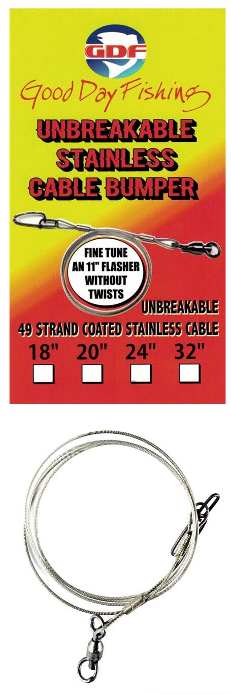 Good Day Fishing Cable Bumper, 32-In, 100-Lb