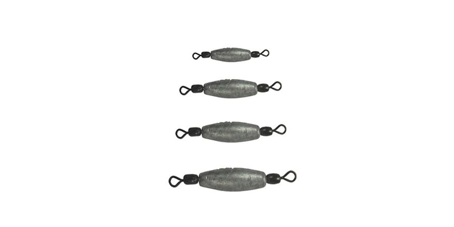 Hawken Fishing Aero-Float Precision In-Line Sinkers, 1/8-Oz, 4-Pk