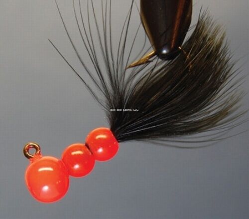 Hawken Fishing SMJ Bead Jig Pro Black/Flame, 1/8-Oz