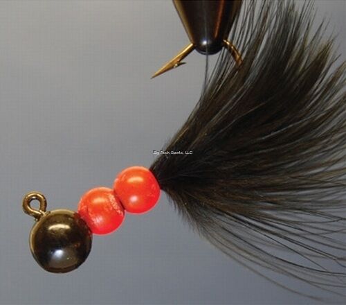 Hawken Fishing SMJ Bead Jig Pro Black , 1/8-Oz