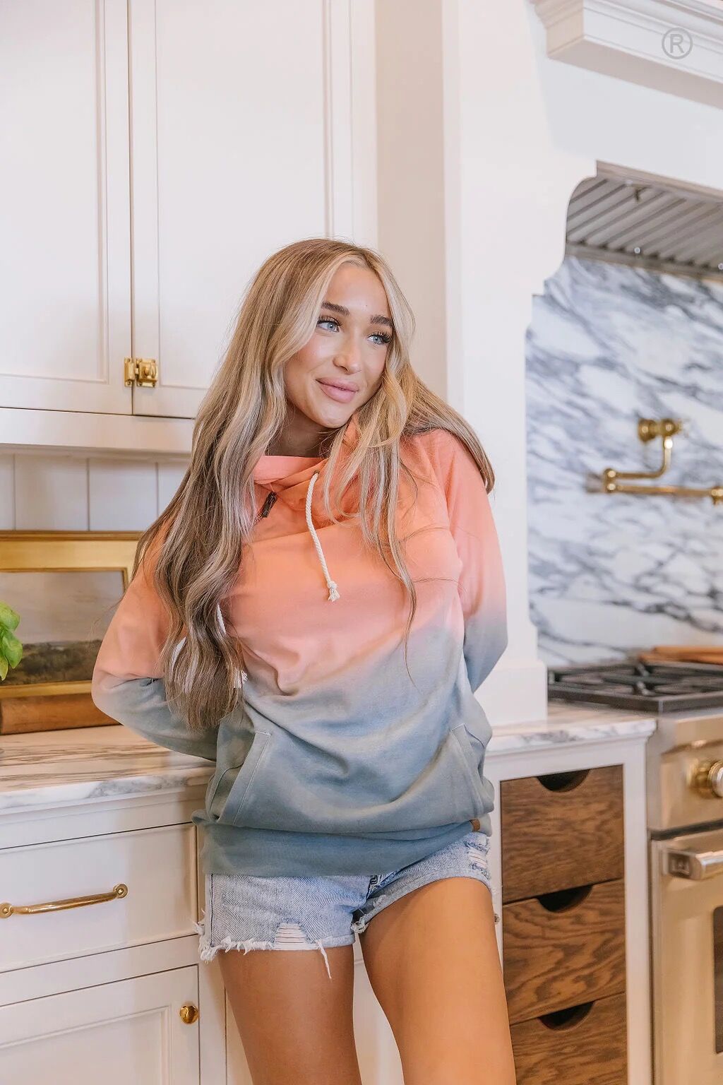 Women's DoubleHood® Sweatshirt in Chasing Sunset