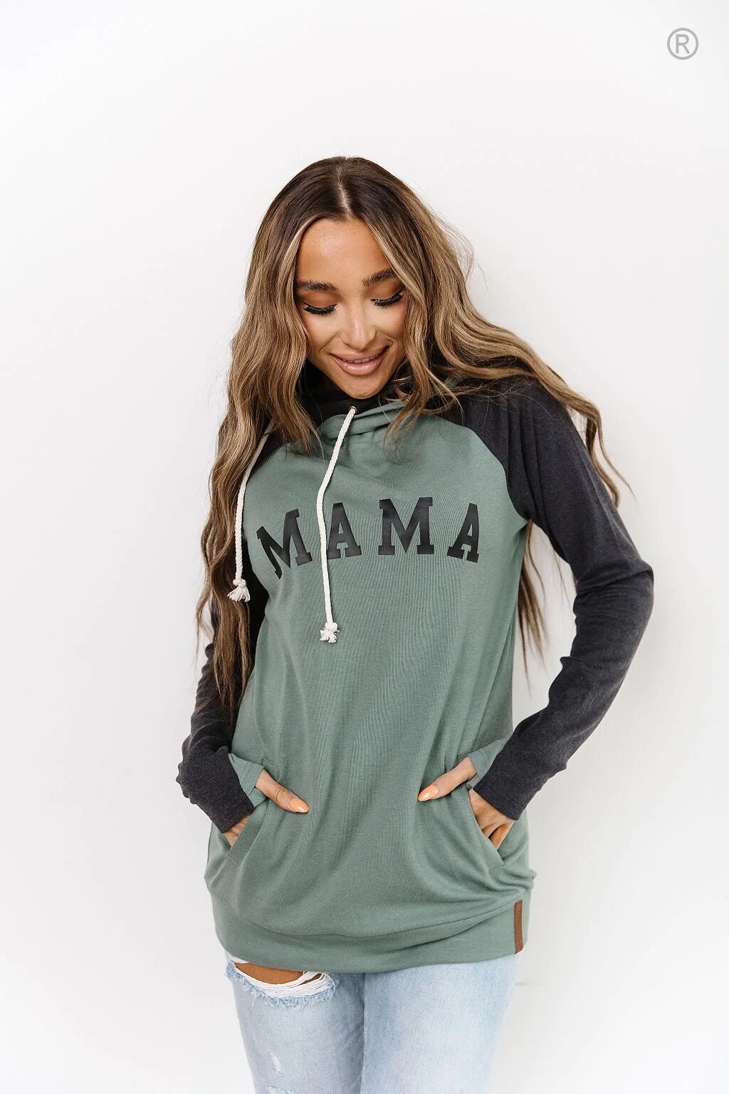 Women's DoubleHood® Sweatshirt in Mama Sea Green