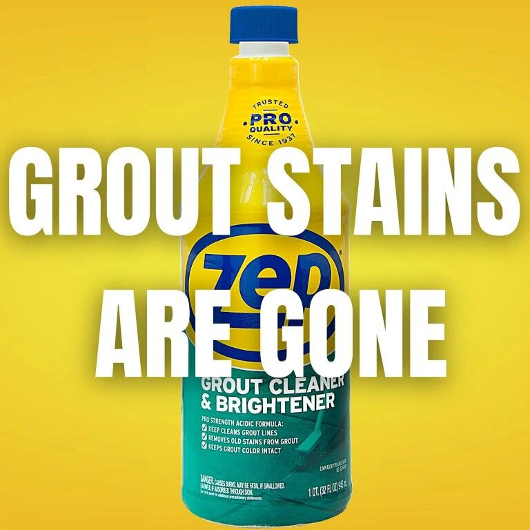 Zep Grout Cleaner & Brightener, 32-Oz
