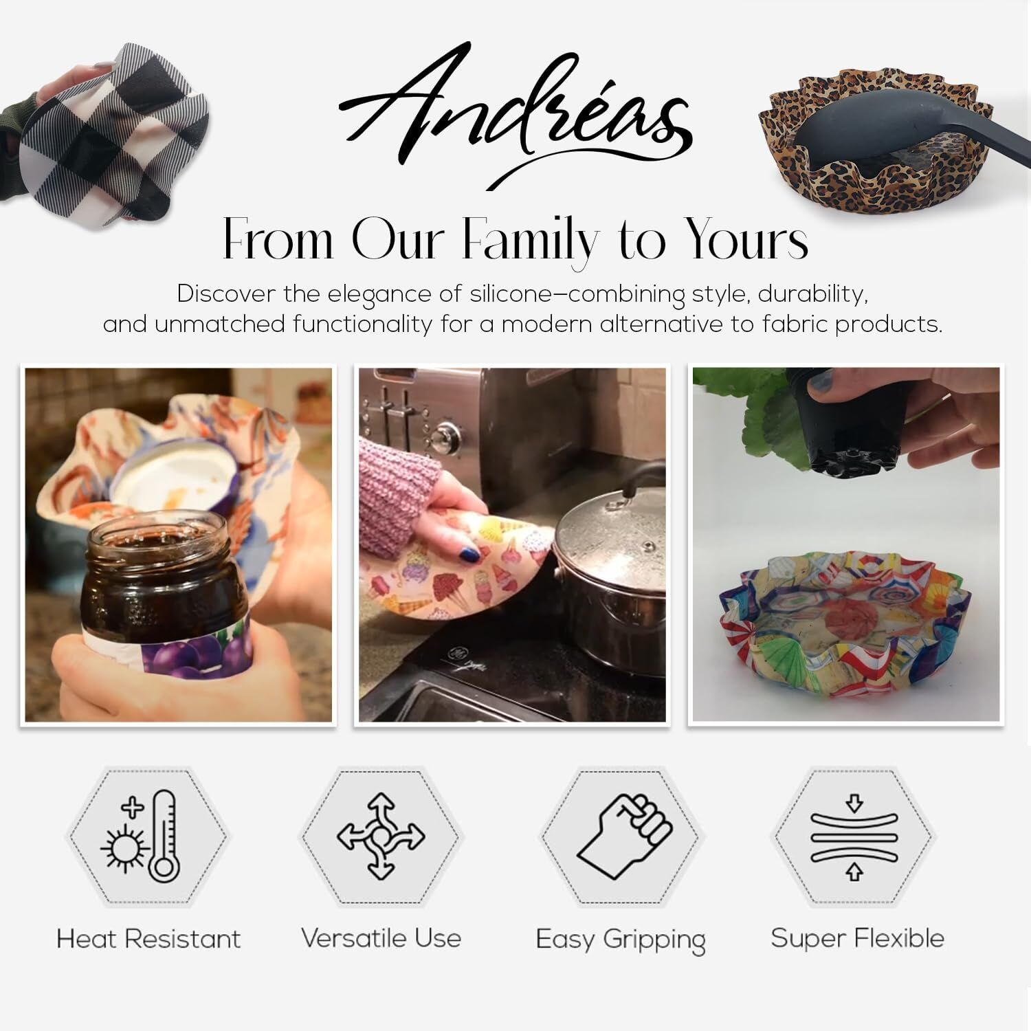 Andreas Cow Silicone Jar Opener, 6 1/4-In
