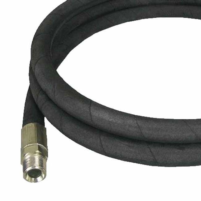 3/8" x 12" Hydraulic Hose Assembly — Male x Male (Packaged)