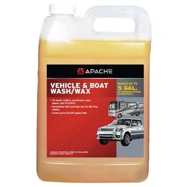 Apache Pressure Washer Vehicle & Boat Wash & Wax Concentrate, 1-Gal