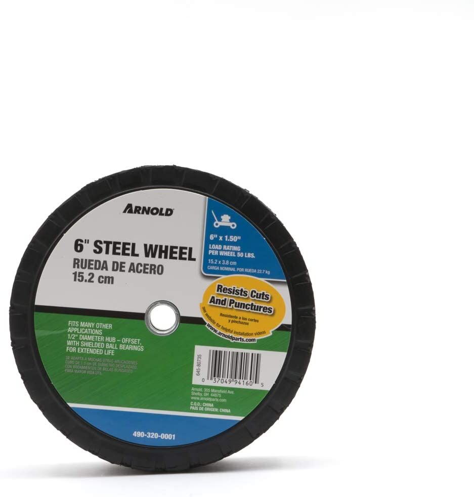 Arnold 6X1.5 Steel Offset Wheel