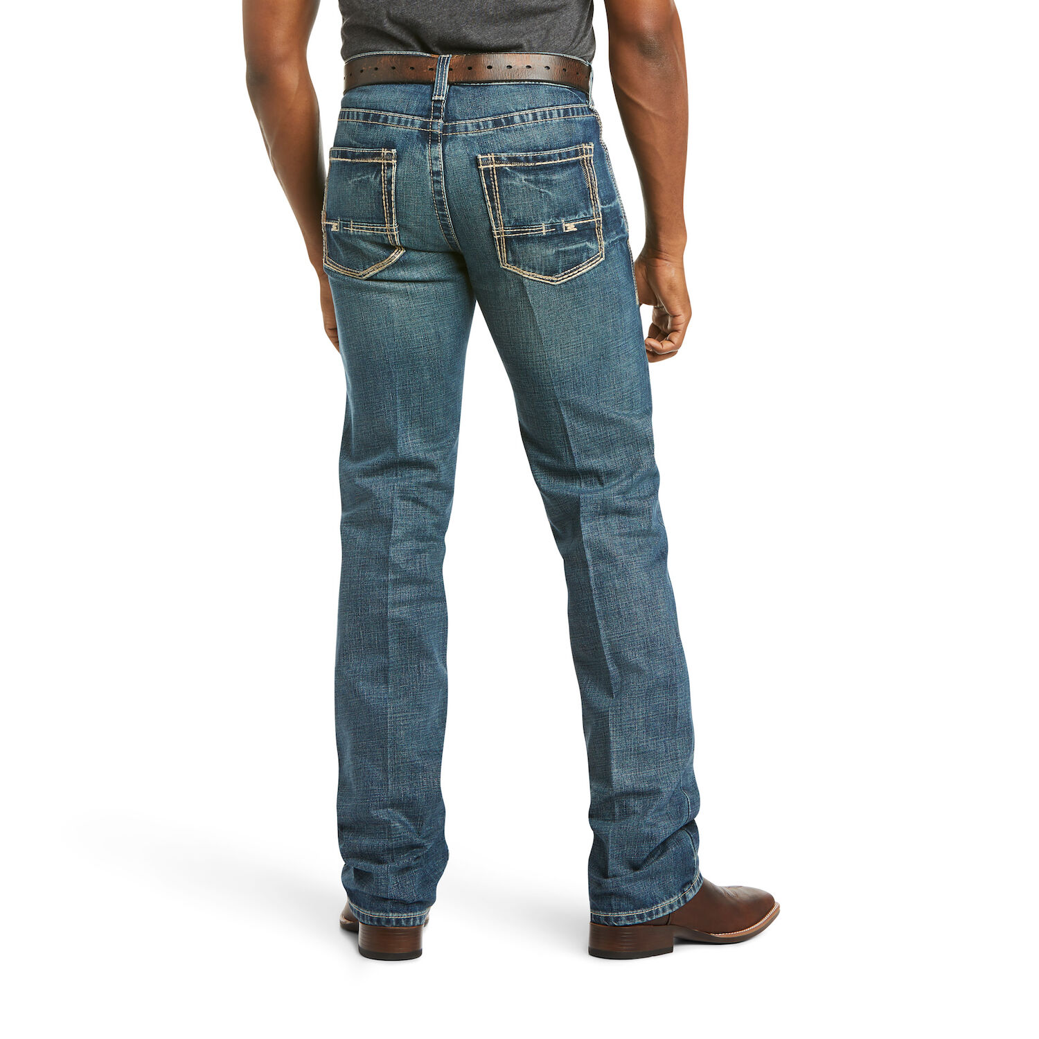 Ariat Men's M5 Slim Boundary Stackable Straight Leg Jean