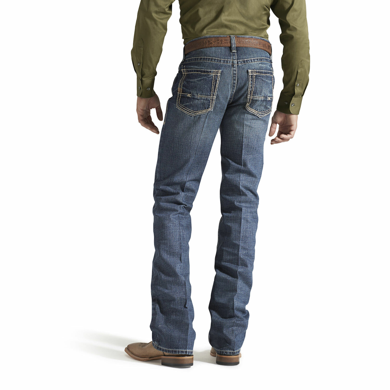 Ariat Men's M5 Slim Boundary Stackable Straight Leg Jean