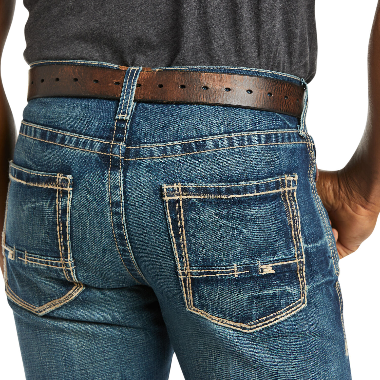 Ariat Men's M5 Slim Boundary Stackable Straight Leg Jean