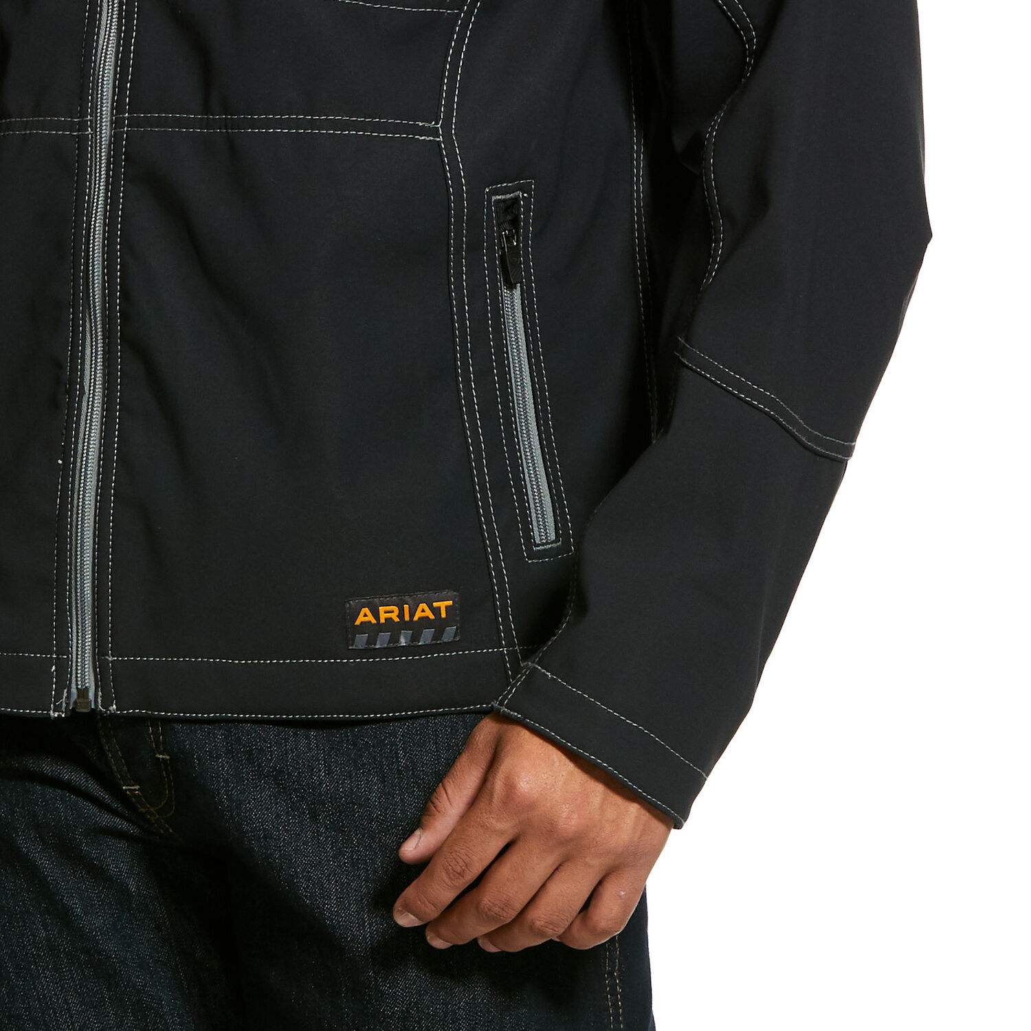 Ariat Men's Rebar Stretch Canvas Softshell Jacket