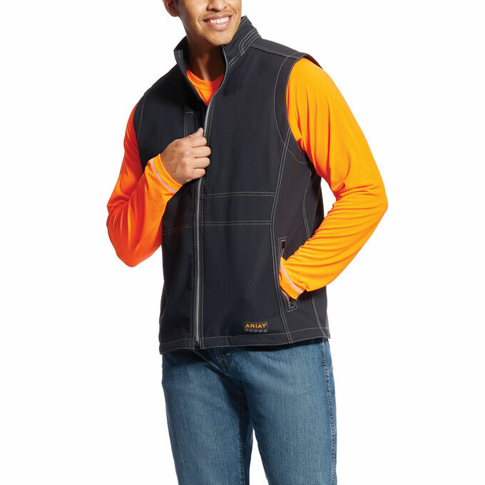 Ariat Men's Rebar Stretch Canvas Softshell Vest