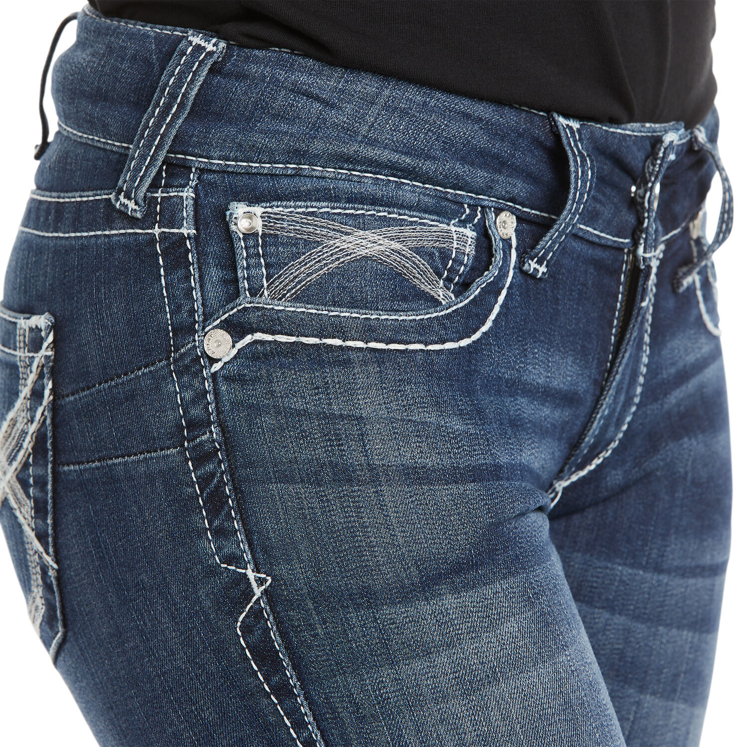 Women's R.E.A.L. Mid Rise Stretch Ivy Stackable Straight Leg Jean